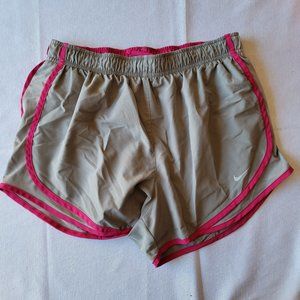 Nike, Grey and Pink, Dri-Fit Tempo Shorts, Size M